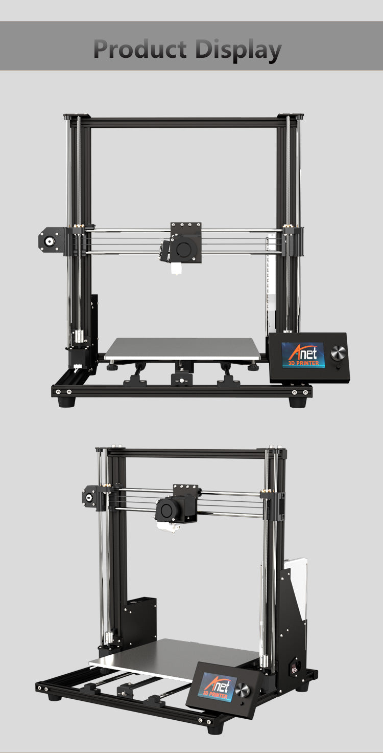 ANET 3D Printer The Ultimate Anet A8 Plus Semi DIY FDM Desktop 3D Printer