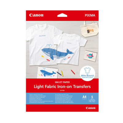 CANON Lgt Fabric Iron on Transperant