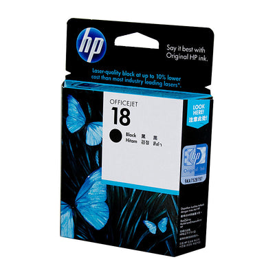 HP #18 Black Ink Cartridge C4936A