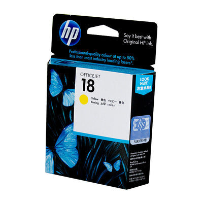 HP #18 Yellow Ink Cartridge C4939A