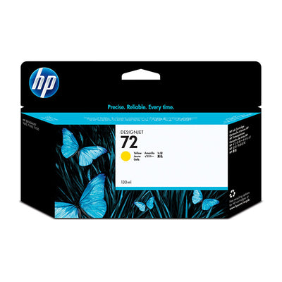 HP 72 130ml Yellow Ink C9373A