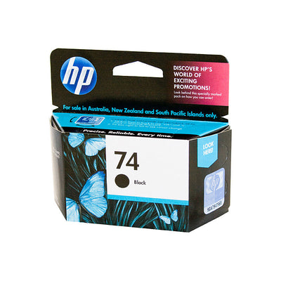 HP #74 Black Ink Cartridge CB335WA