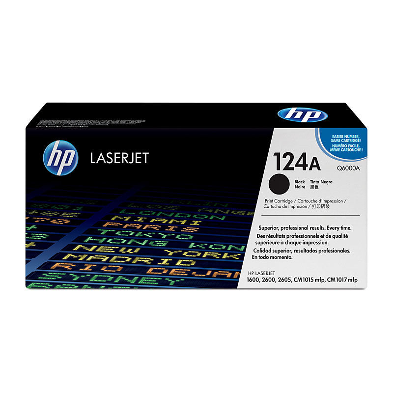 HP 124A Black Toner Q6000A