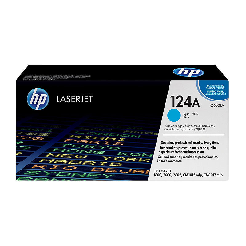 HP 124A Cyan Toner Q6001A