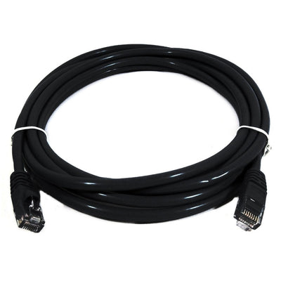 8WARE Cat6a UTP Ethernet Cable 25cm Snaglessï_Black