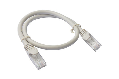 8WARE Cat6a UTP Ethernet Cable 25cm Snaglessï_Grey