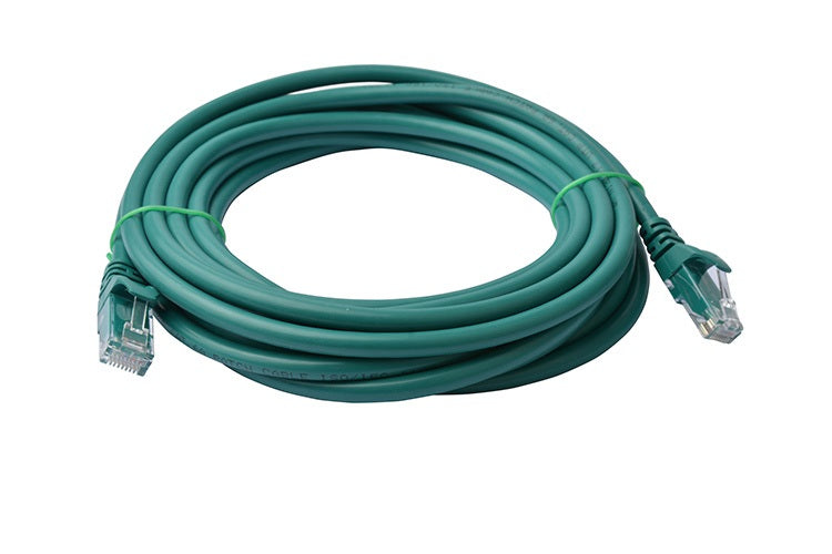 8WARE Cat6a UTP Ethernet Cable 10m Snaglessï_Green