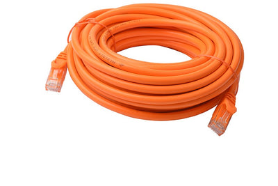 8WARE Cat6a UTP Ethernet Cable 10m Snaglessï_Orange