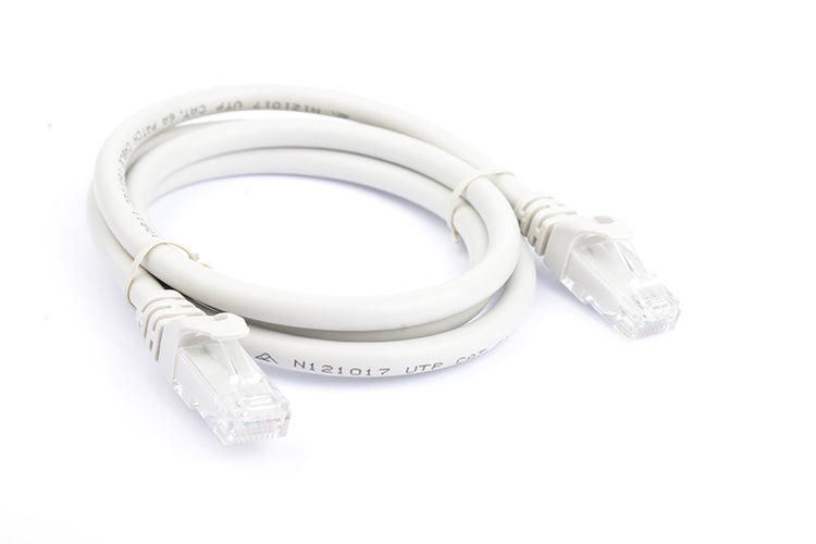 8WARE Cat6a UTP Ethernet Cable 1m Snaglessï_Grey