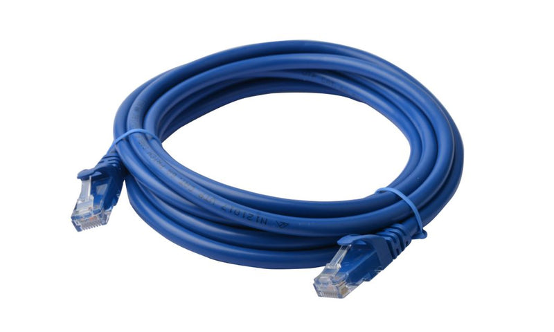 8WARE Cat6a UTP Ethernet Cable 30m Snaglessï_Blue