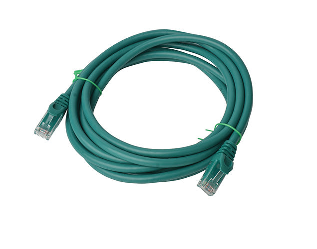 8WARE Cat6a UTP Ethernet Cable 3m Snaglessï_Green