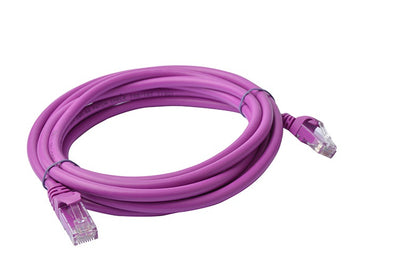 8WARE Cat6a UTP Ethernet Cable 3m Snaglessï_Purple