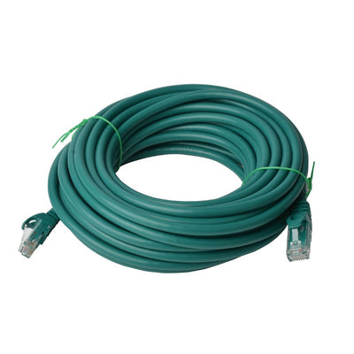 8WARE Cat6a UTP Ethernet Cable 50m Snaglessï_Green