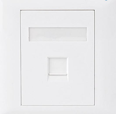 ASTROTEK CAT5e RJ45 Wall Face Plate 86x86mm 1 Port Socket Kit