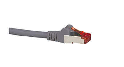 HYPERTEC CAT6A Shielded Cable 1.5m Grey Color 10GbE RJ45 Ethernet Network LAN S/FTP LSZH Cord 26AWG PVC Jacket