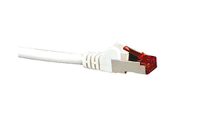 HYPERTEC CAT6A Shielded Cable 1.5m White Color 10GbE RJ45 Ethernet Network LAN S/FTP Copper Cord 26AWG LSZH Jacket