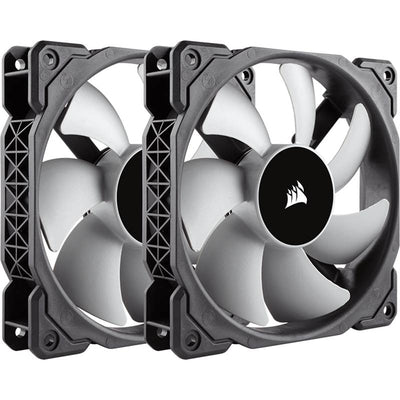 CORSAIR ML120 120mm Premium Magnetic Levitation Fan ÔãԔ Twin Pack!