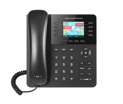 GRANDSTREAM GXP2135 8 Line IP Phone, 4 SIP Accounts, 320x240 Colour LCD Screen, HD Audio, Built-In Bluetooth, Powerable Via POE