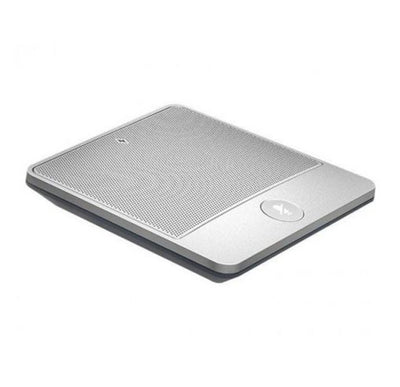 YEALINK CPW90-BT wireless Bluetooth microphone, single unit, charging cradle, for use with VP59 Huddle Room kit ONLY, silver color, 4 ÍÜ 12 ÍÜ 13.5 cm
