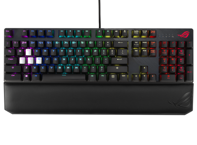 ASUS XA04 STRIX SCOPE DX/BN ROG Strix Scope Deluxe RGB Wired Mechanical Gaming Keyboard, Cherry MX Switches, Aluminum Frame