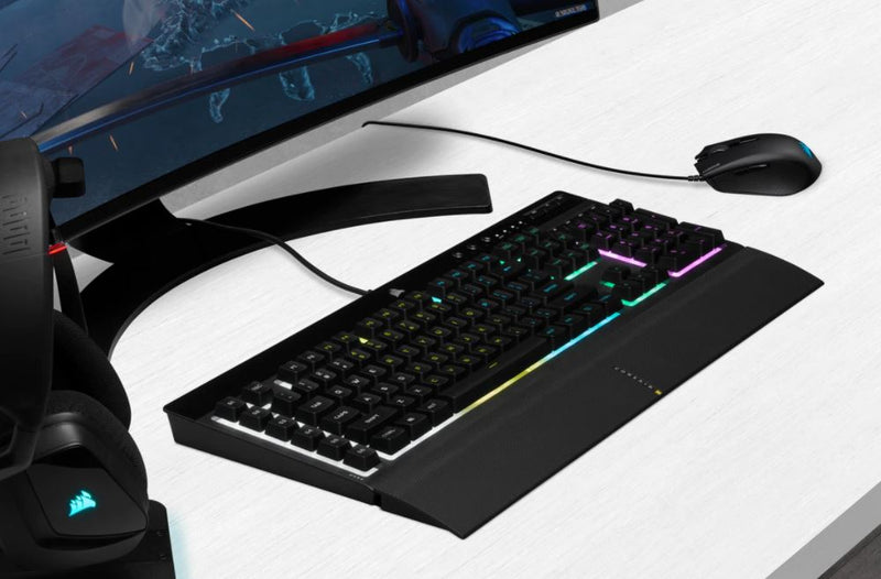 CORSAIR K55 RGB PRO / HARPOON RGB PRO, KB+M Bundle, 2021 Edition, Backlit RGB LED, CH-9226865-NA