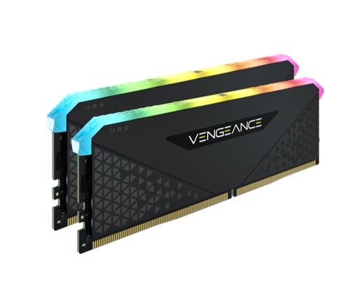 CORSAIR Vengeance RGB RT 16GB 2x8GB DDR4 3600MHz C16 16-20-20-38 Black Heatspreader Desktop Gaming Memory for AMD