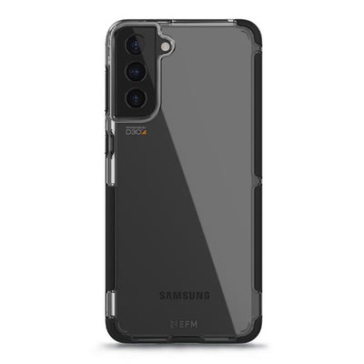 FORCE TECHNOLOGY Cayman Case for Samsung Galaxy S21 5G - Black/ Space Grey EFCCASG270BSG, Shock and drop protection - 6-meter drop tested, D3O Impact Protection