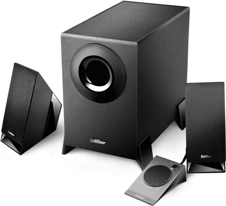 EDIFIER M1360 2.1 Multimedia Speakers - 3.5mm AUX/4INCH Subwoofer/Remote/RCA Remote Control input