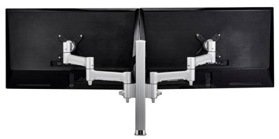 Atdec AWMS-2-4640 F-clamp Silver -  AWM Dual monitor arm