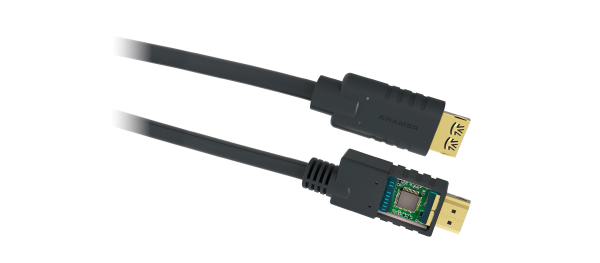 Kramer Active High Speed HDMI Cable with Ethernet - 25.00m 82ft Max Resolution 4K@60Hz 4:2:0 Max Data 10.2Gbps 3.4Gbps p/c