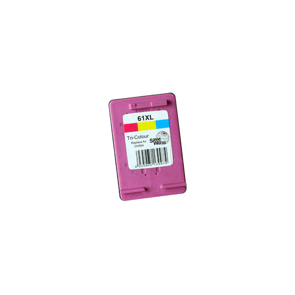 HP Compatible 61XL Color Remanufactured Inkjet Cartridge New Chip