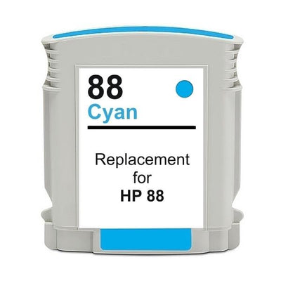 HP Compatible #88 Cyan High Capacity Remanufactured Inkjet Cartridge