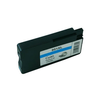 HP Compatible Remanufactured HP 951XL Cyan Cartridge
