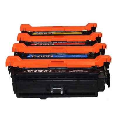 HP Compatible CE250X 504 Series Premium Generic Toner Set