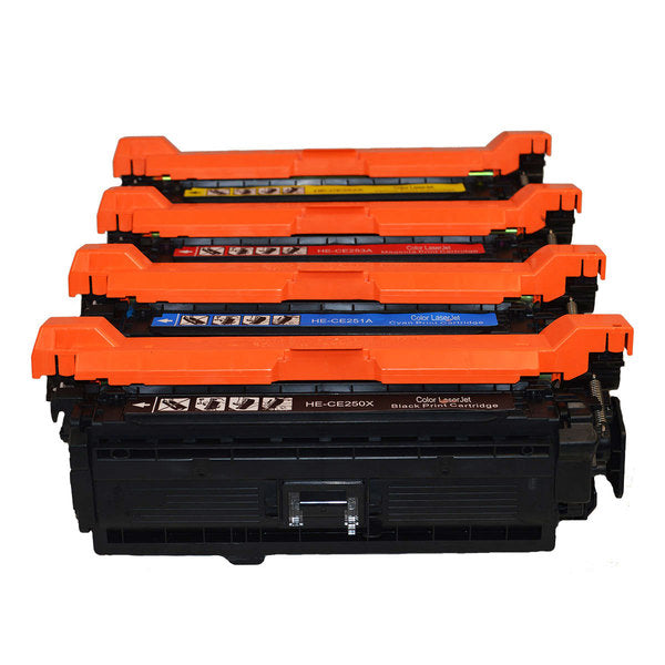 HP Compatible CE250X 504 Series Premium Generic Toner Set
