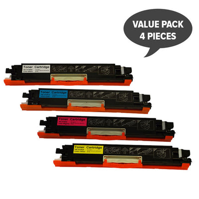 HP Compatible CF350 130 Series Generic Toner Set Set of 4