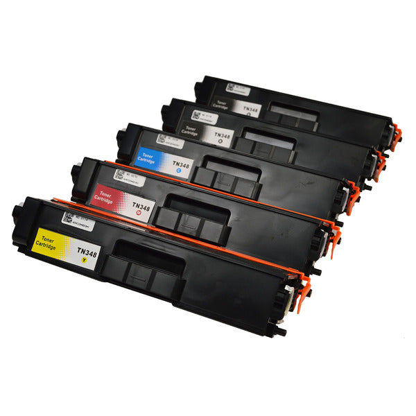 TN-348 Super High Yield Generic Toner Set of 5