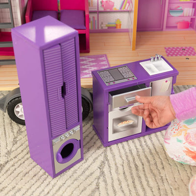 House Dollhouse with furniture for kids