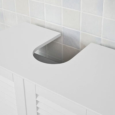 Bathroom Cabinet White 58 x 60 x 34 cm