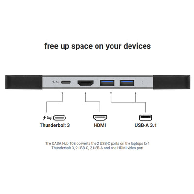 Adam Elements CASA HUB 10E SUPER DOCK USB-C TB3 8K HDMI Macbook Laptop