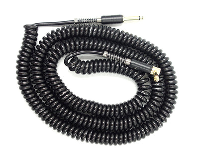 Precision Audio 5 Pack 1/4" To 1/4" 6.35mm Deluxe Coil Studio Guitar Lead Straight to Straight GLEADC10 10m