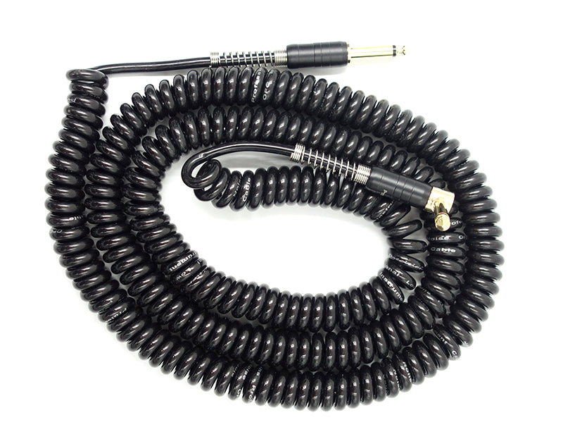 Precision Audio 5 Pack 1/4" To 1/4" 6.35mm Deluxe Coil Studio Guitar Lead Straight to Straight GLEADC10 10m