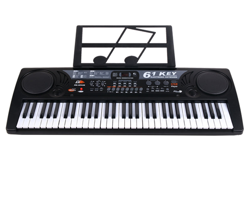 Precision Audio 61 Key Electronic Keyboard USB Digital Display Record Playback MQ809USB