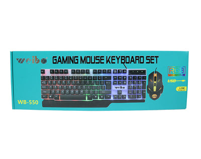 Gaming Keyboard Mouse Set WB-550