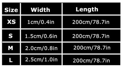 Reflective Pet Leash 2 meters Black L