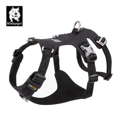 Whinhyepet Harness Black XL