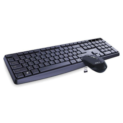 Wireless Keyboard And Mouse Combo 2.4Ghz Ergonomic Office 104 Keys Keyboard 1200DPI Mouse