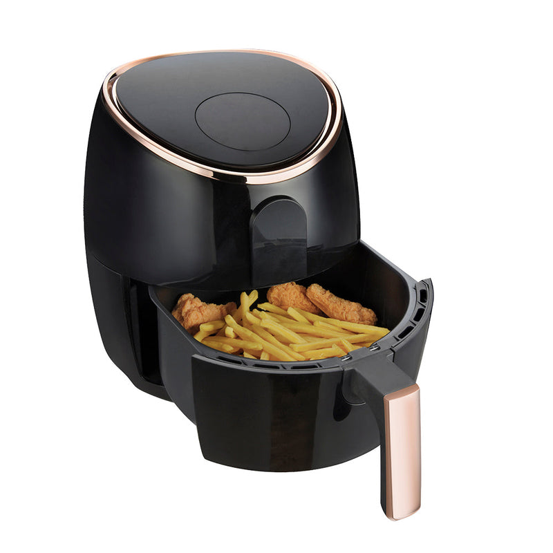 7.1L Digital Air Fryer Kitchen Appliances (Black/Rose Gold)