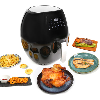 8L Digital Air Fryer, 1800W, Non-Stick, 8 Cooking Programs