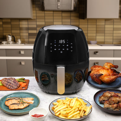 8L Digital Air Fryer, 1800W, Non-Stick, 8 Cooking Programs